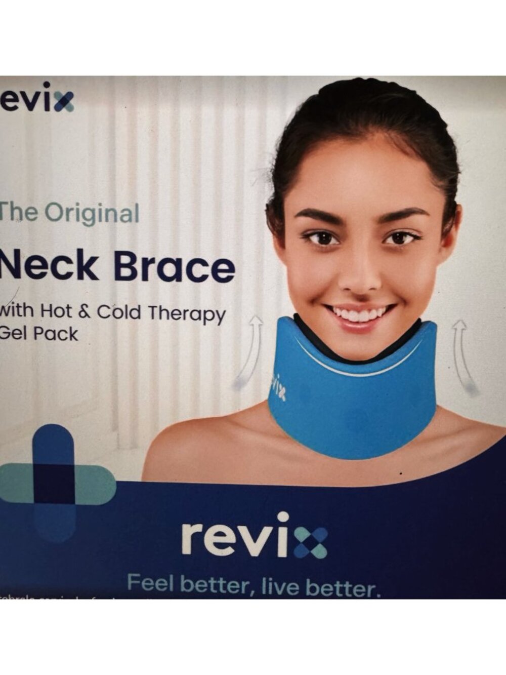 Revix NEW Hot Cold Neck Brace Support Therapy Removable Gel Pack MSRP was $85